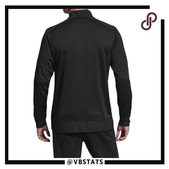 Adidas Men's Full Zip Mock Neck Track Jacket Black Size Large - Picture 3 of 10